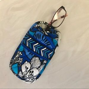 Vera Bradley Glasses Case Blue Bayou Soft Case